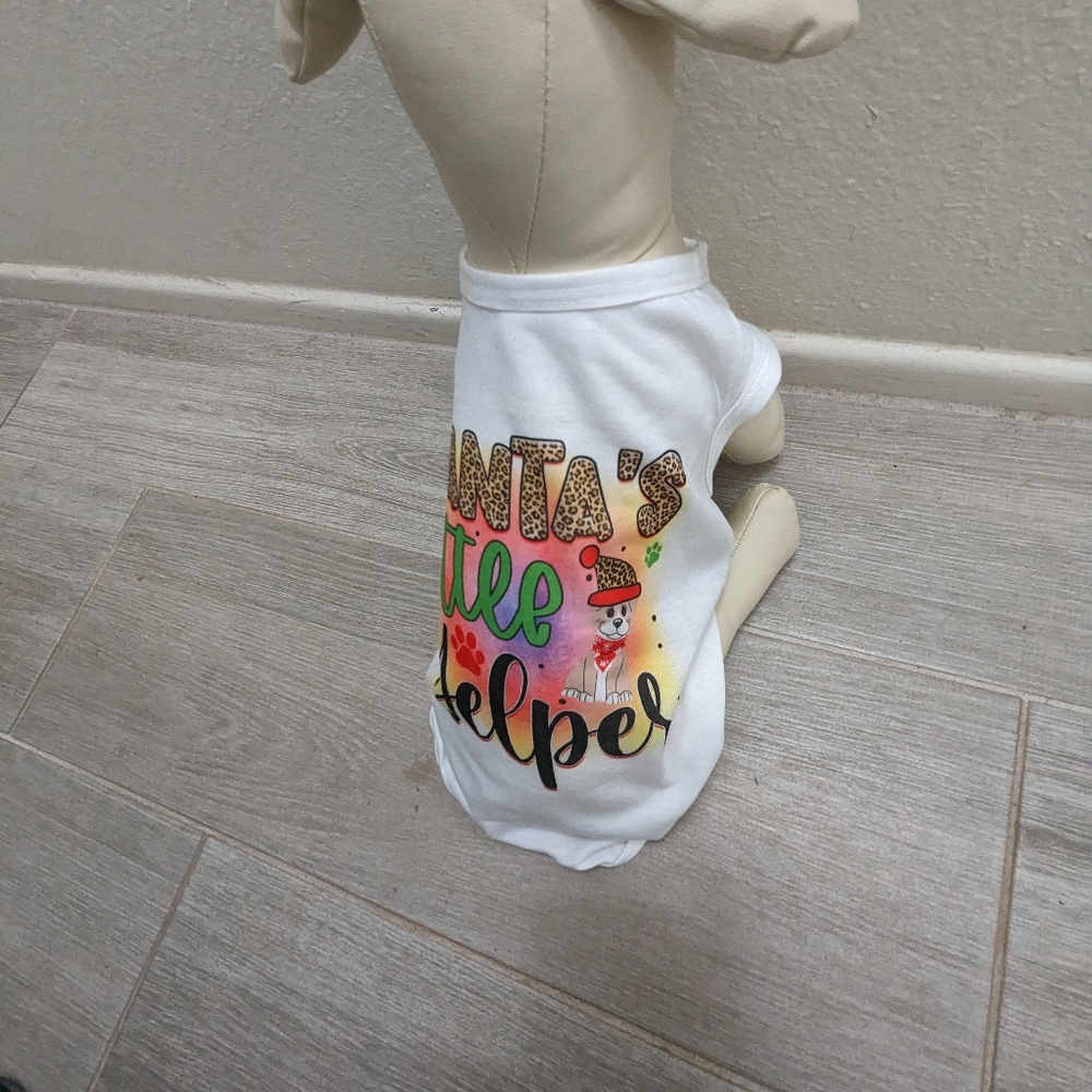 Custom holiday dog shirt